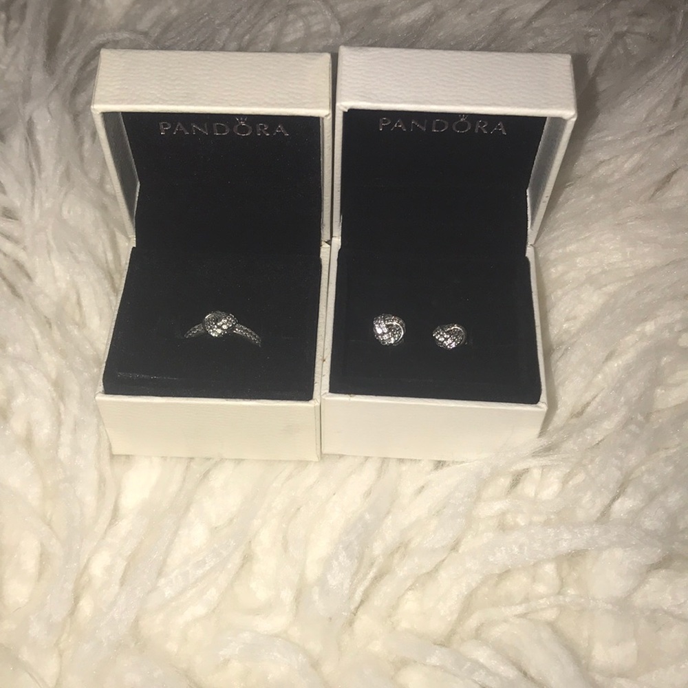 Pandora ring and earring set
